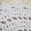 white round doily rug