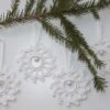 Crochet snowflakes decorations