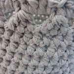 light grey crochet baskets