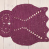 Lilac owl rug