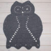 Grey owl rug